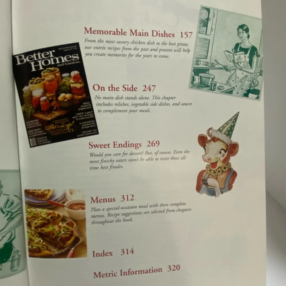 Better Homes & Gardens 75 Years of All-Time Favorites Cookbook Classic Recipes